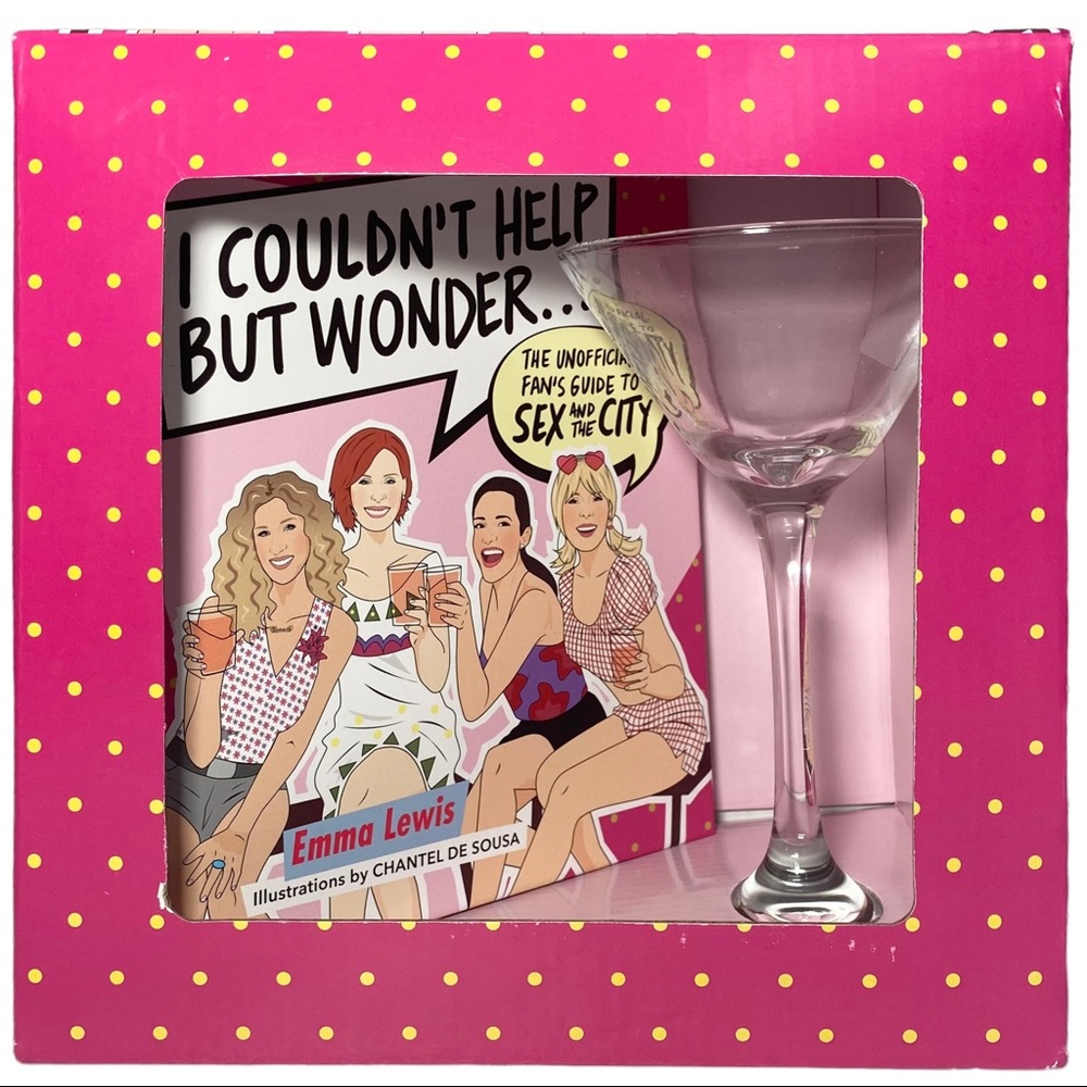 Smith Street Gift Sex and the City Book & Cocktail Glass Martini